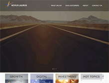 Tablet Screenshot of novuslaurus.com